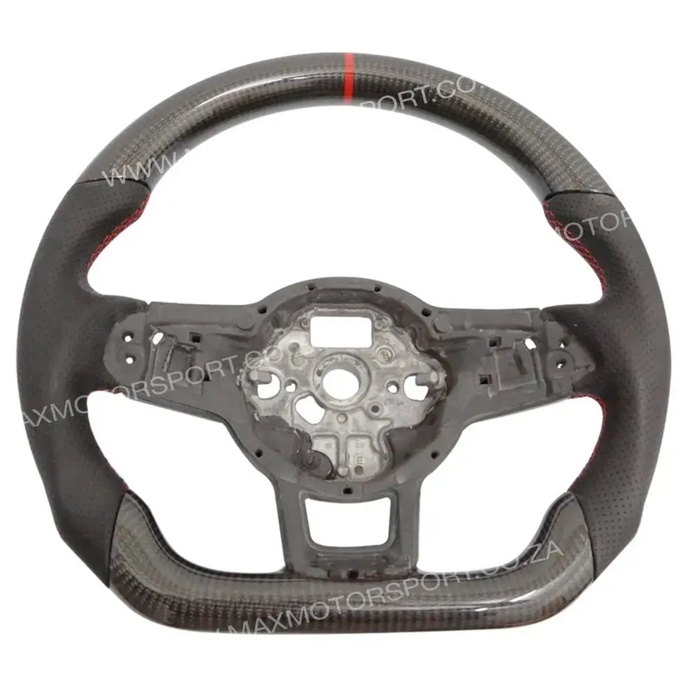 Genuine Carbon Fibre Steering Wheel Suitable For Vw Golf 7 Gti / R 1
