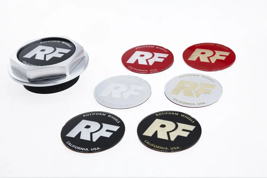 Rotiform "Rf" Hex Colored Center Cap Inserts 1