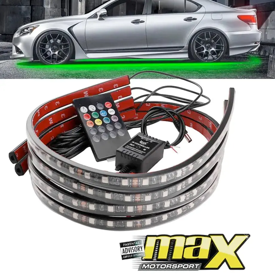Rgb Led Under Car Light Kit With Music Reaction 1
