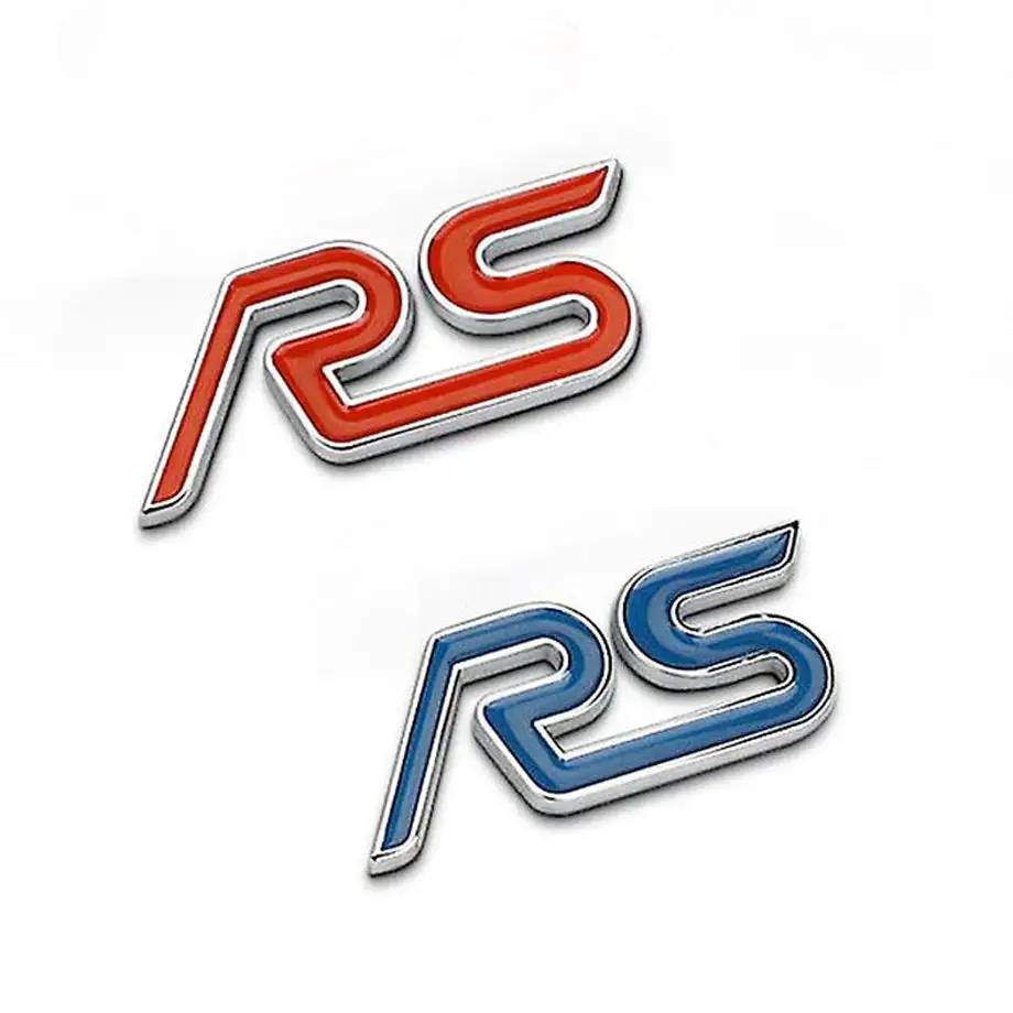 Rs Stick On Metal Badge 1