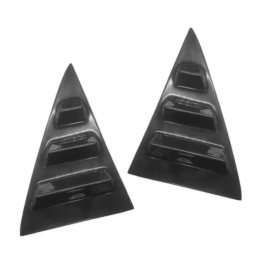 Toyota Corolla Rsi / Rxi  Gloss Black Plastic Side Window Louver 1