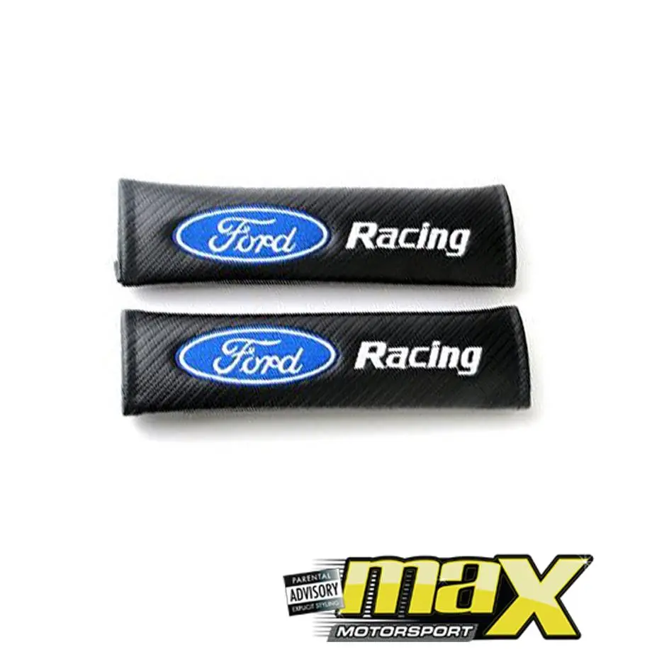 Racing Seatbelt Pads (Carbon Look) 1