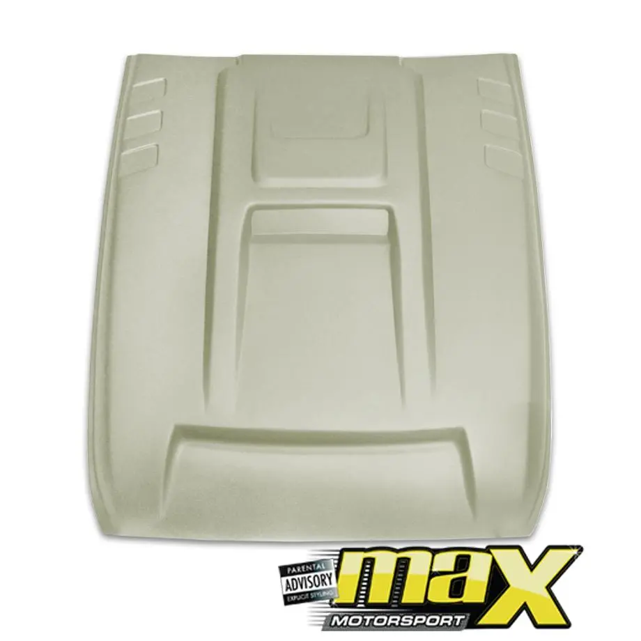 Suitable To Fit Ranger/Everest T7 (16-On) V4 3D Style Plastic Bonnet Scoop (Unpainted) 1