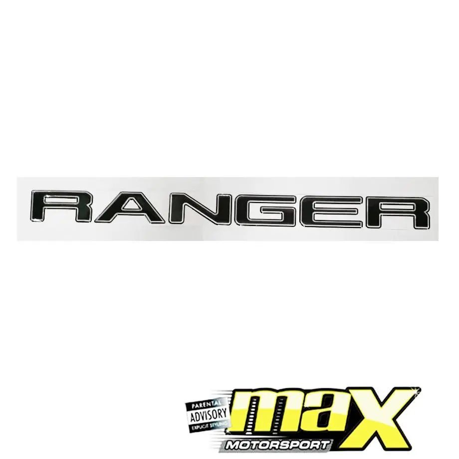 Ranger Nudge Bar Gel Sticker - Black 1
