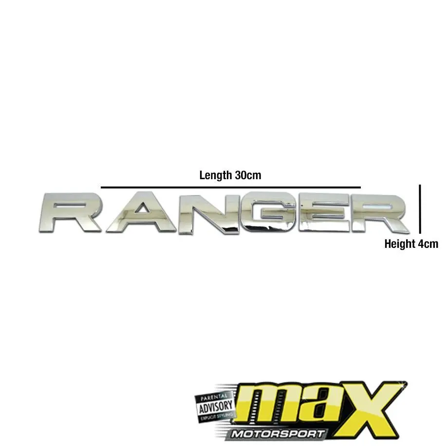 Ranger Lettering Badge (Chrome) 1