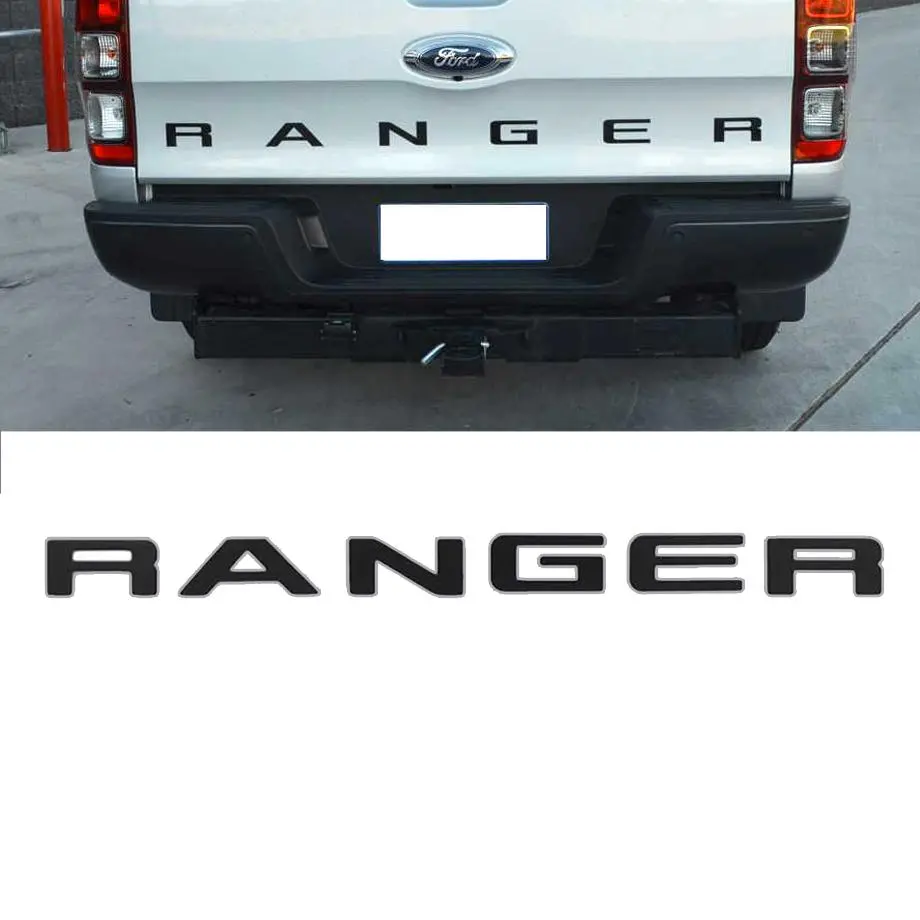 Ranger Lettering Tailgate Sticker - Black 1