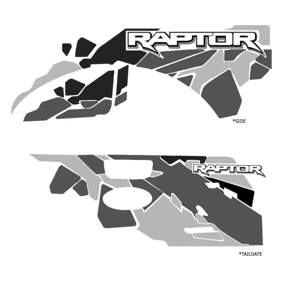 Suitable To Fit - Ranger Raptor Edition Sticker Kit 1