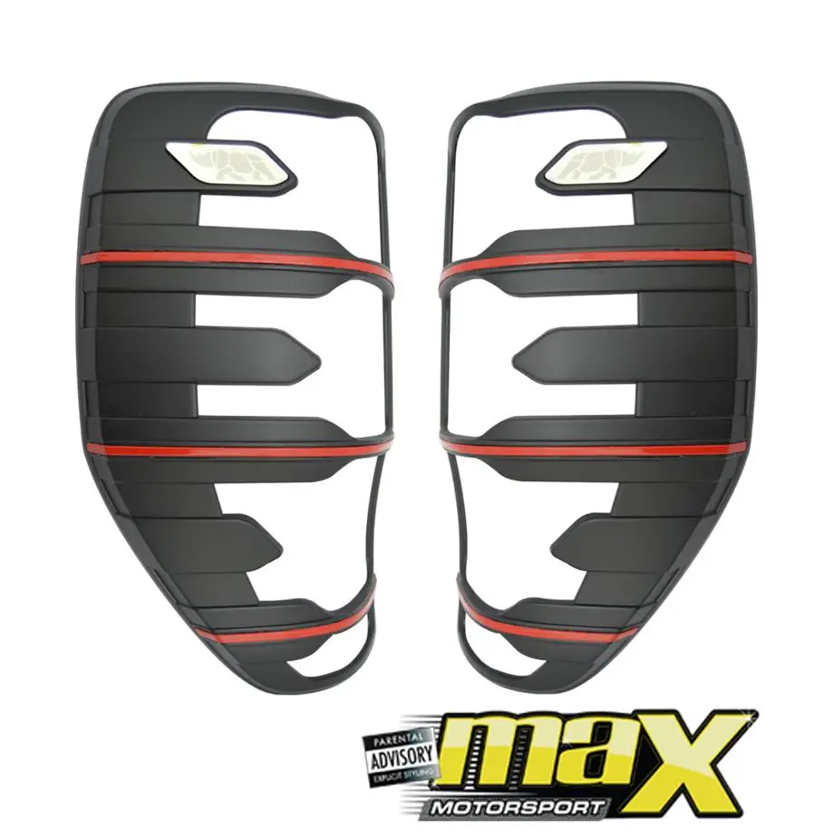 Ranger T6/T7 (12-On) Rhino Taillight Surround - Black 1