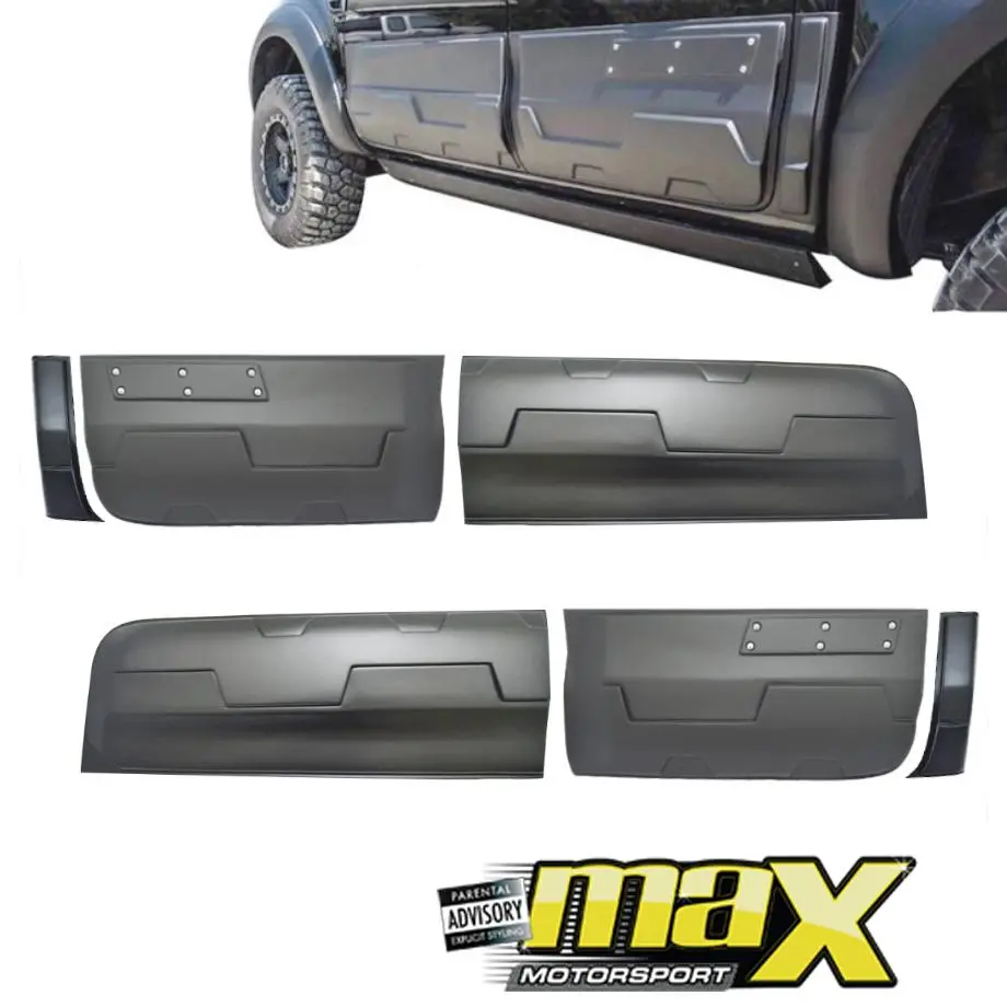 Suitable To Fit Ranger T6/T7 (12-On) Smooth Studded Plastic Door Moulding 1