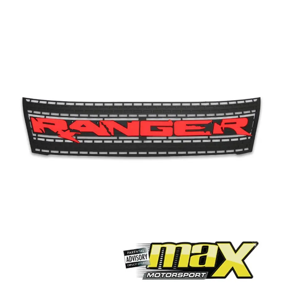 Suitable To Fit Ranger T6 (12-15) Raptor Style Mesh Grille (Ranger Letters) 1