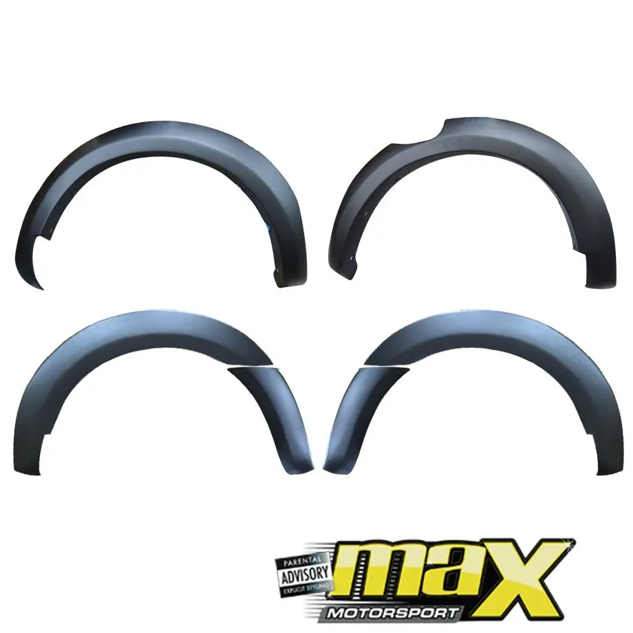 Suitable To Fit Ranger T6 (12-15) Smooth Matte Black Plastic Wheel Arch Kit (6 Inch) 1