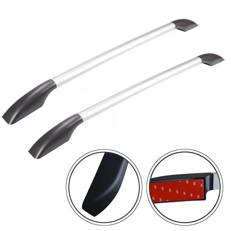 Ranger T6 / T7 / T8  (12-21) Stick On Roof Racks - Silver 1