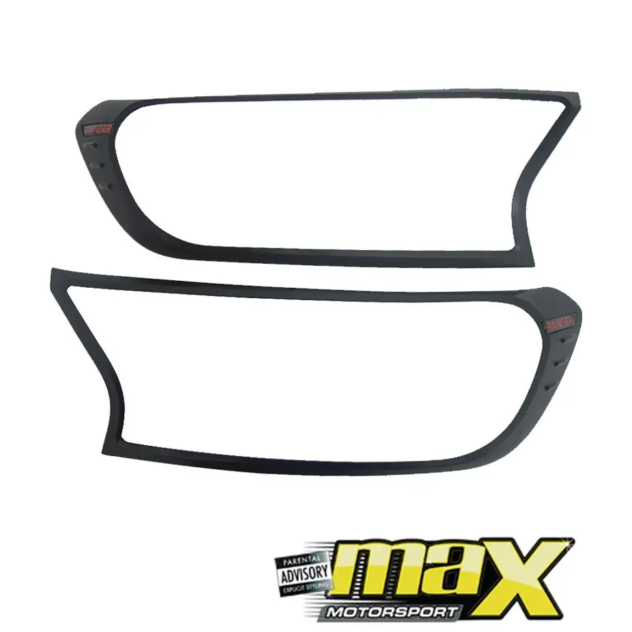 Ranger T7 / T8  (15-On) Matte Black Headlight Surrounds 1