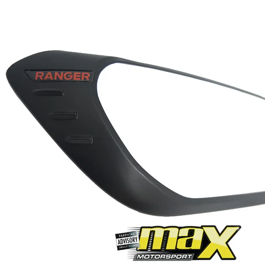 Ranger T7 / T8 (15-On) Matte Black Headlight Surrounds 2