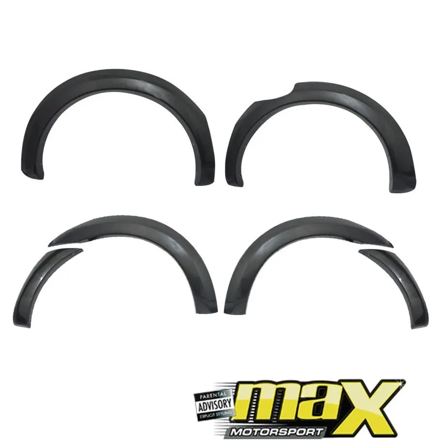 Suitable To Fit Ranger T7 (16-On) Matte Black Oem Slim Plastic Wheel Arches 1