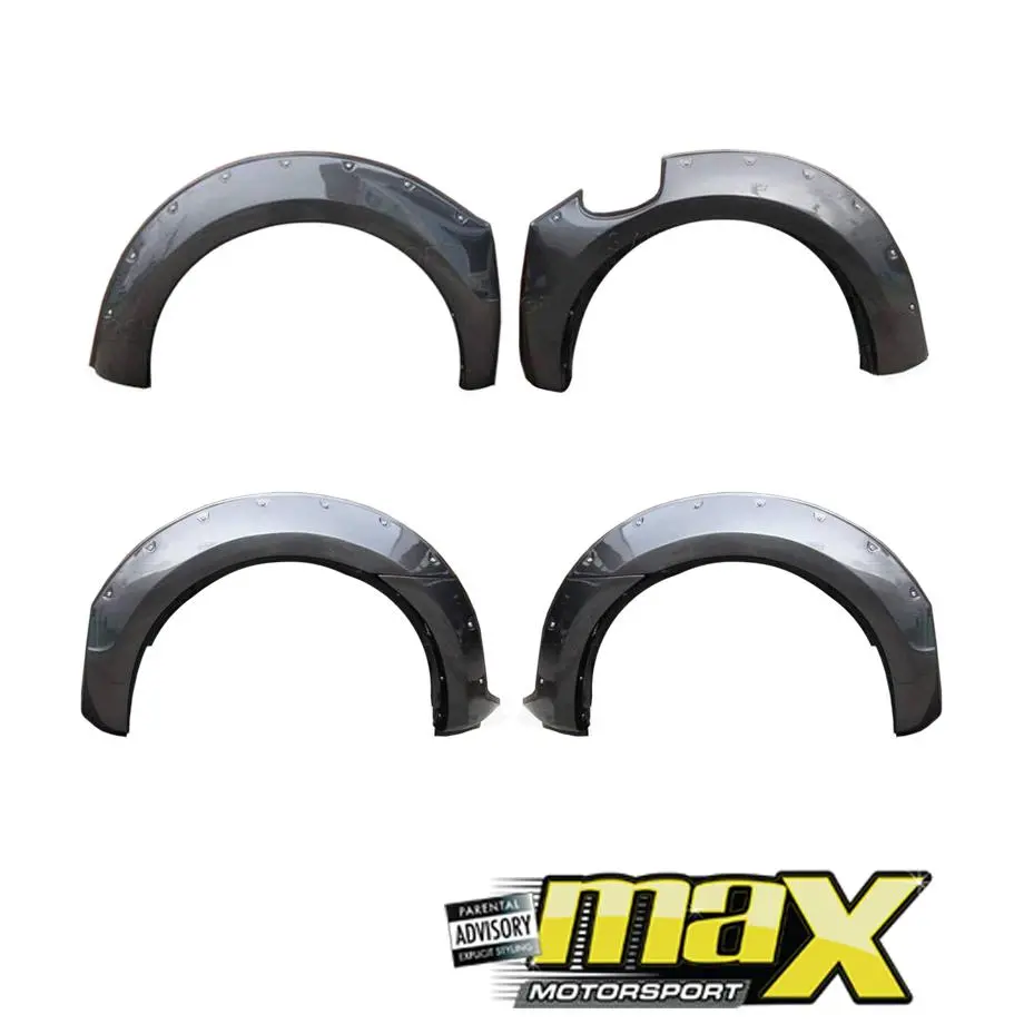 Ranger T7 (16-On) Plastic Side Wheel Arch Kit (Studded - Wildtrak Grey) 1