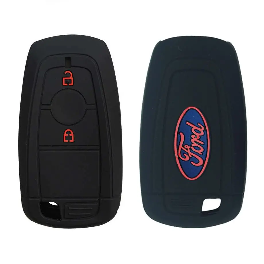 Suitable To Fit Ranger T8 2-Button Silicone Key Cover - Red Logo 1