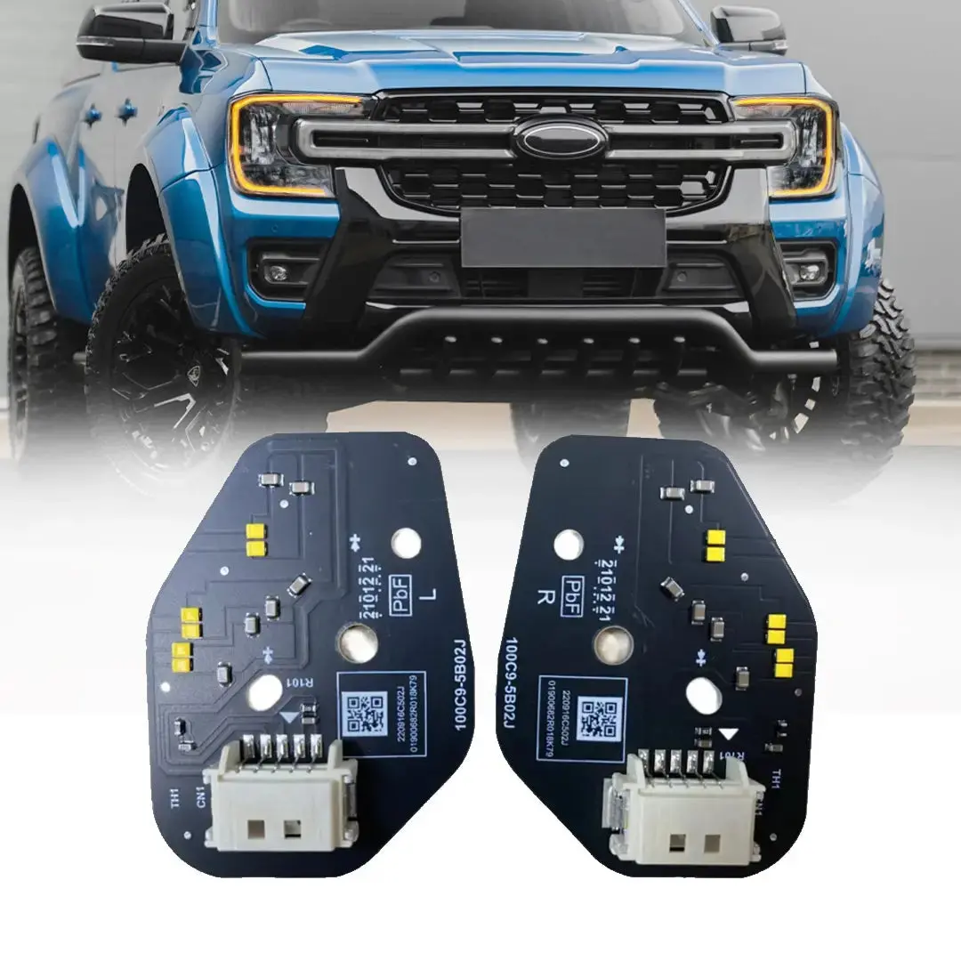 Ranger T9 Next Gen (22-On) Amber Drl Led Headlight Modules 1