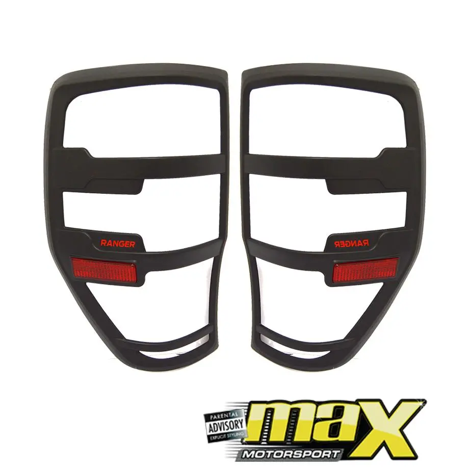 Ranger Taillight Covers With Ranger Logo & Reflector (2015-On) 1