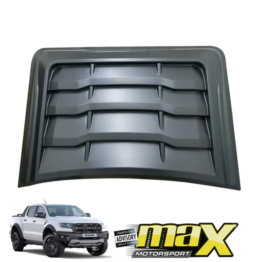 Suitable To Fit Ranger (12-On) Xtreme Matte Black Bonnet Scoop 1