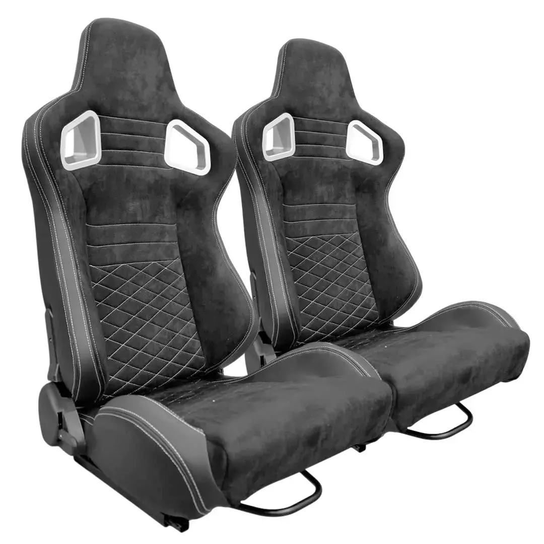 Reclinable Wingback Racing Seats Pvc (Pair) 1