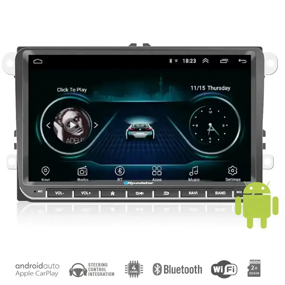 Roadstar - 9 Inch Vw Android Multimedia Unit 1