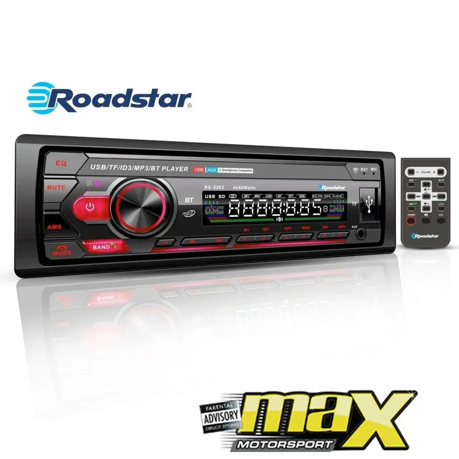 Roadstar Rs-5263 Mp3 Media Player With Usb & Bluetooth 1