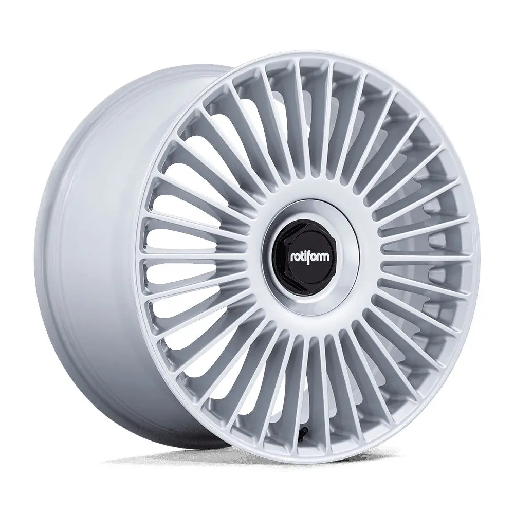22" Rotiform Grz Gloss Silver Wheel 1