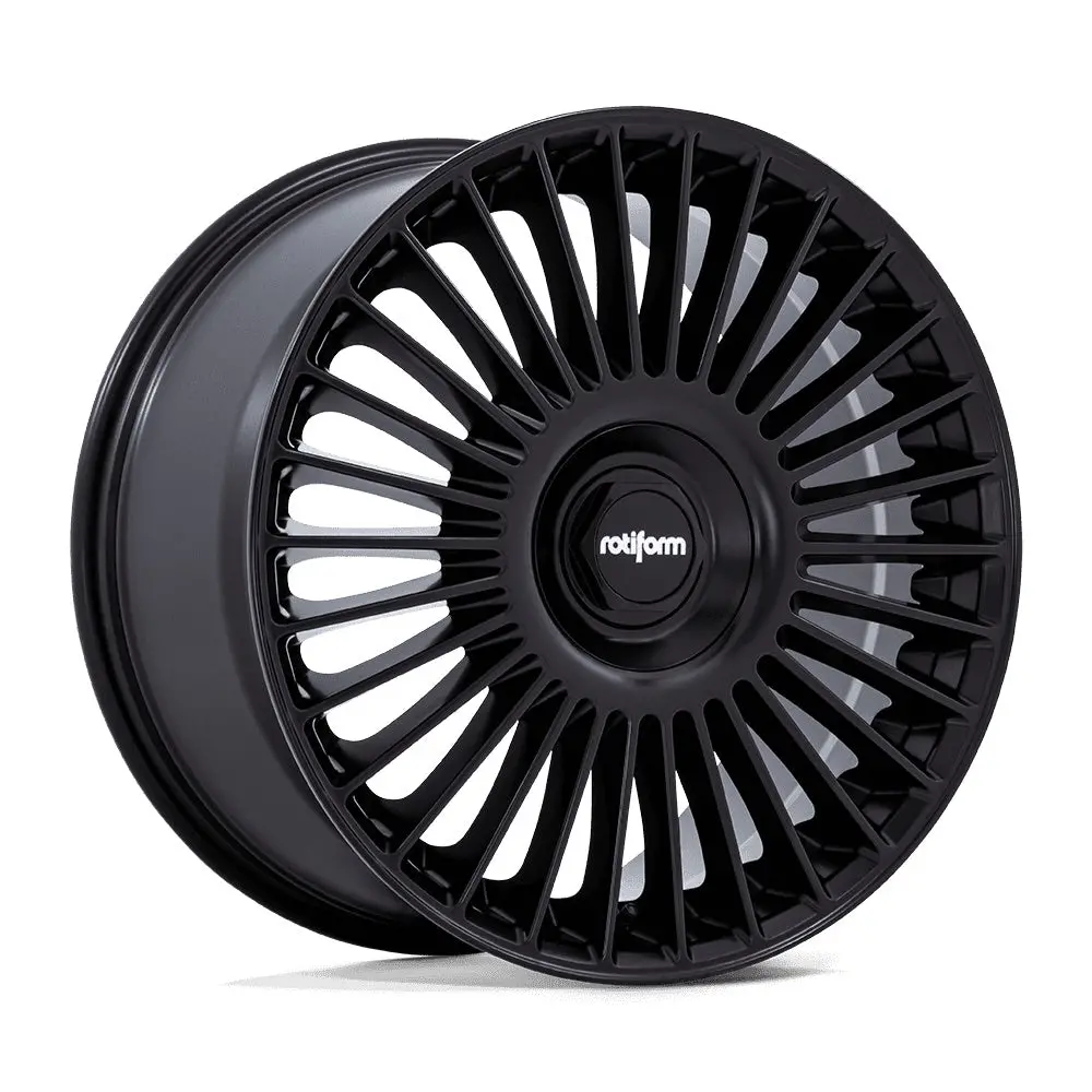 20" Rotiform Grz Matte Black Wheel 1