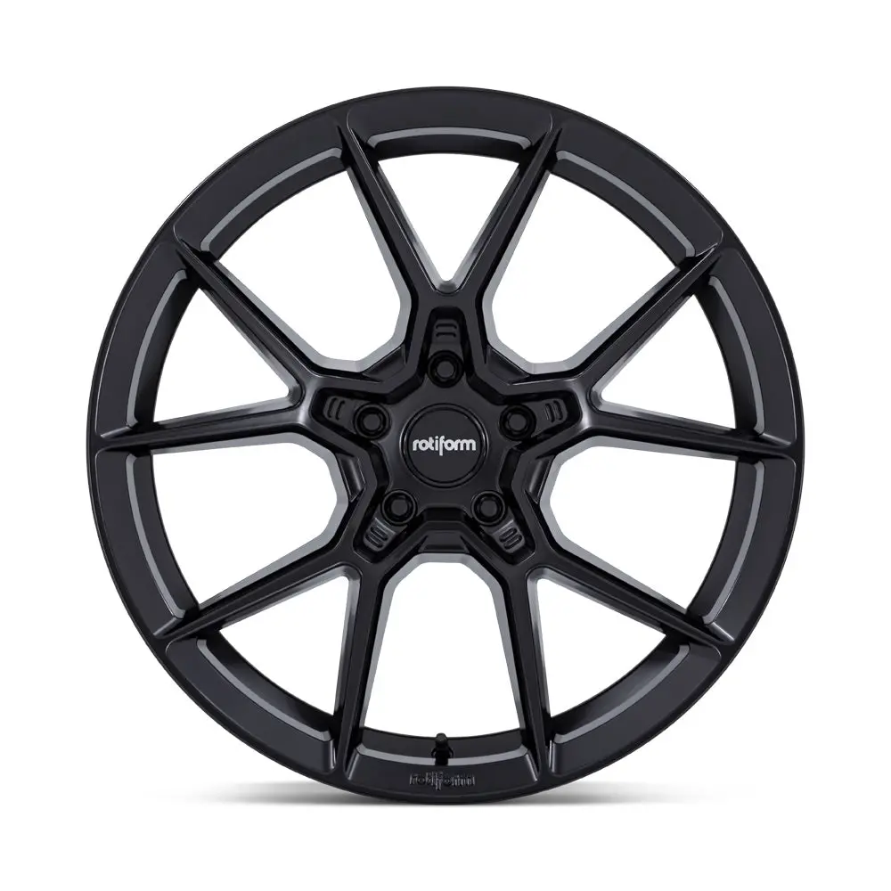 19" Rotiform Kpr Satin Black Wheel 1