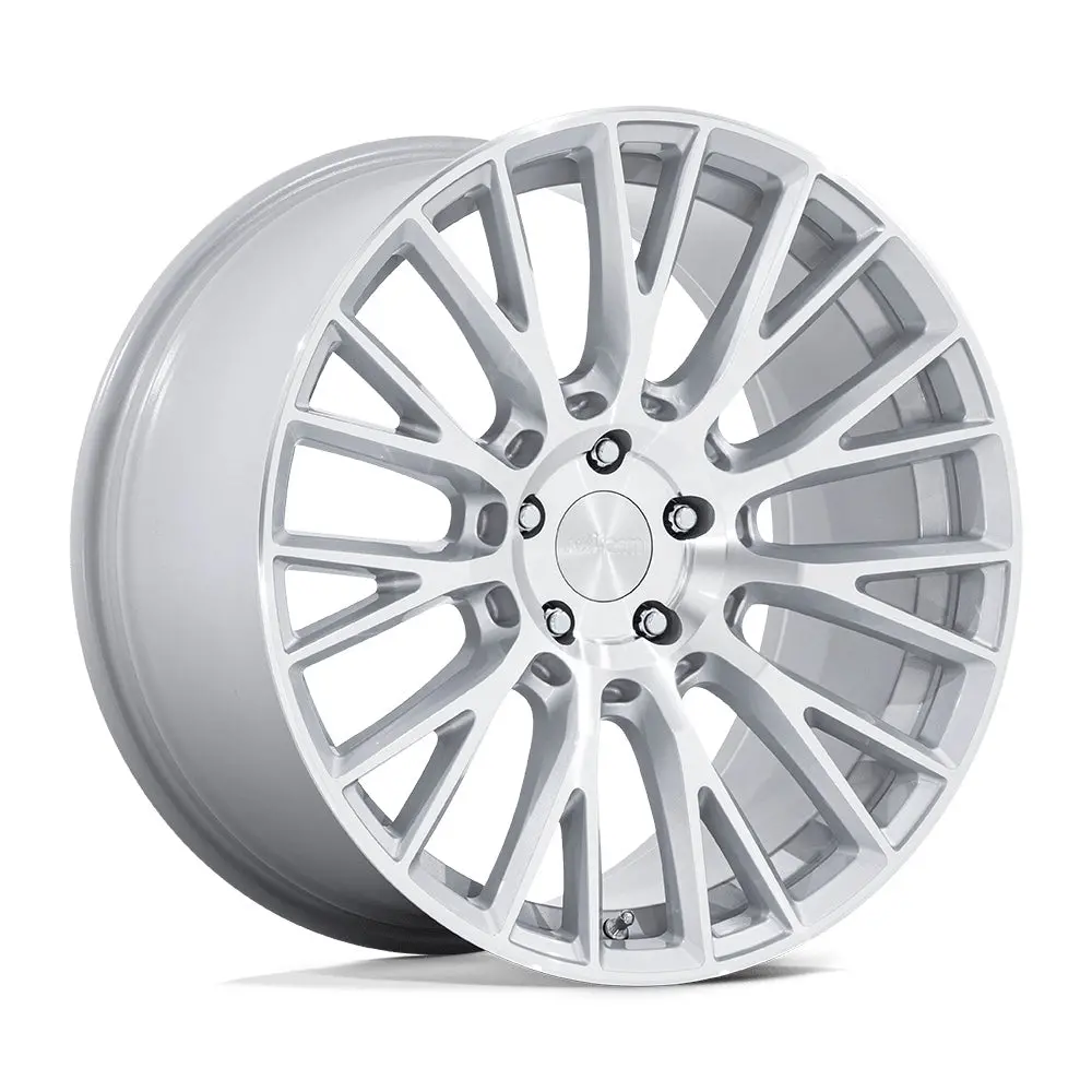 19" Rotiform Lse Gloss Silver With Machined Face Wheel 1