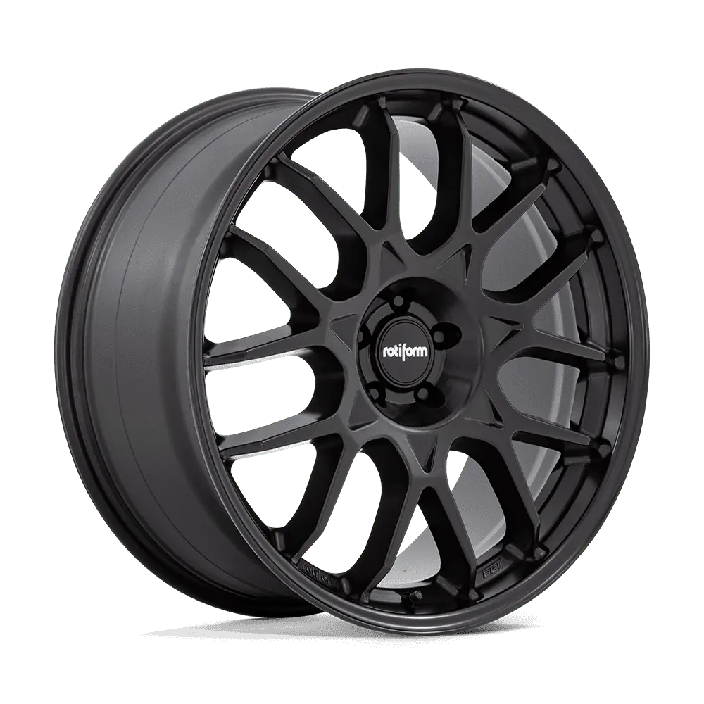 21" Rotiform Zws Matte Black Wheel 1