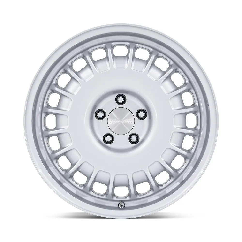18" Rotiform Pmf Gloss Silver Wheel 1
