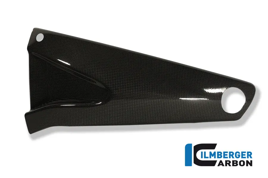 Swingarm Cover Left R/Cr Carbon 1