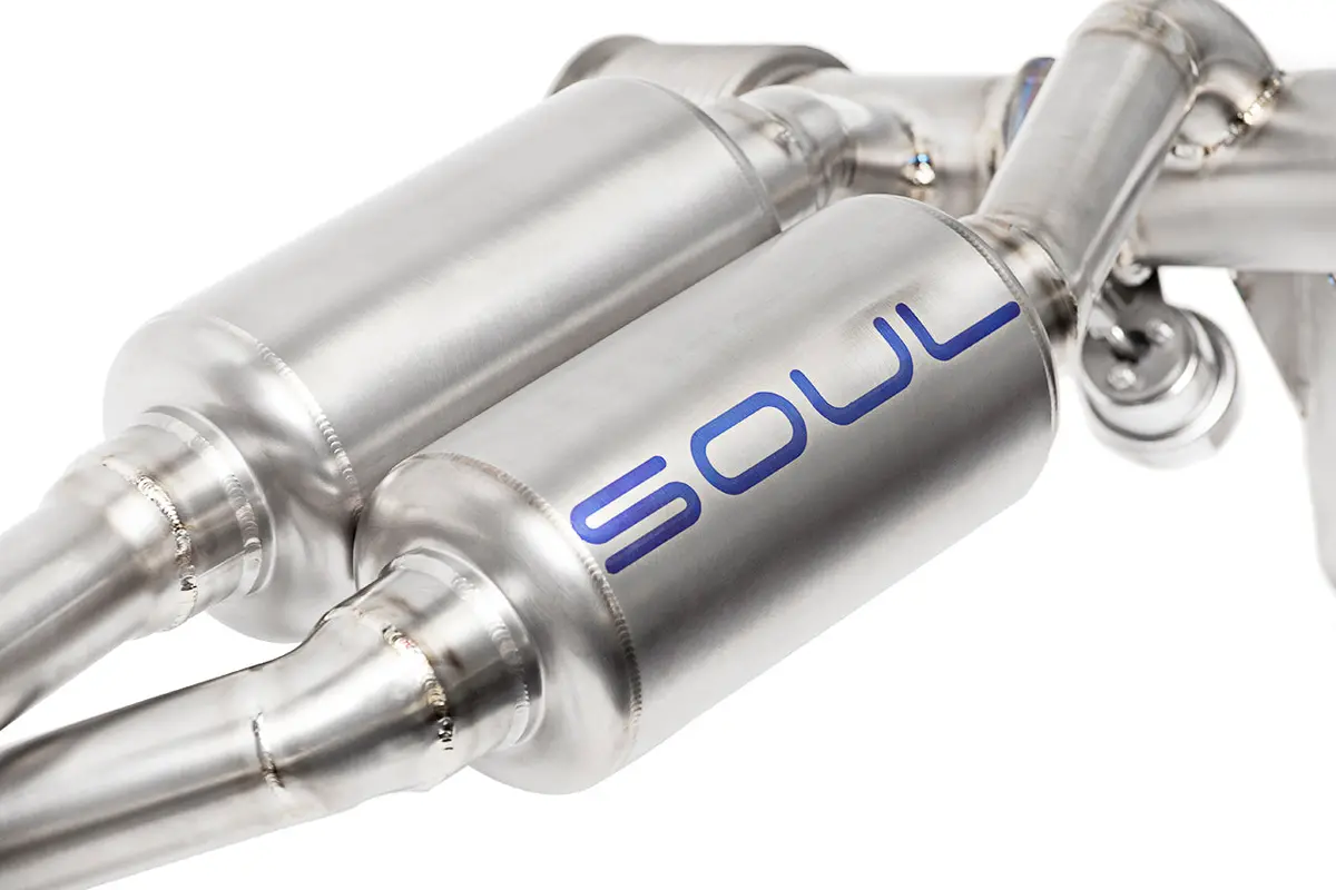Soul 2019+ Lamborghini Huracan Evo Titanium Valved Exhaust (Raw Finish) 1