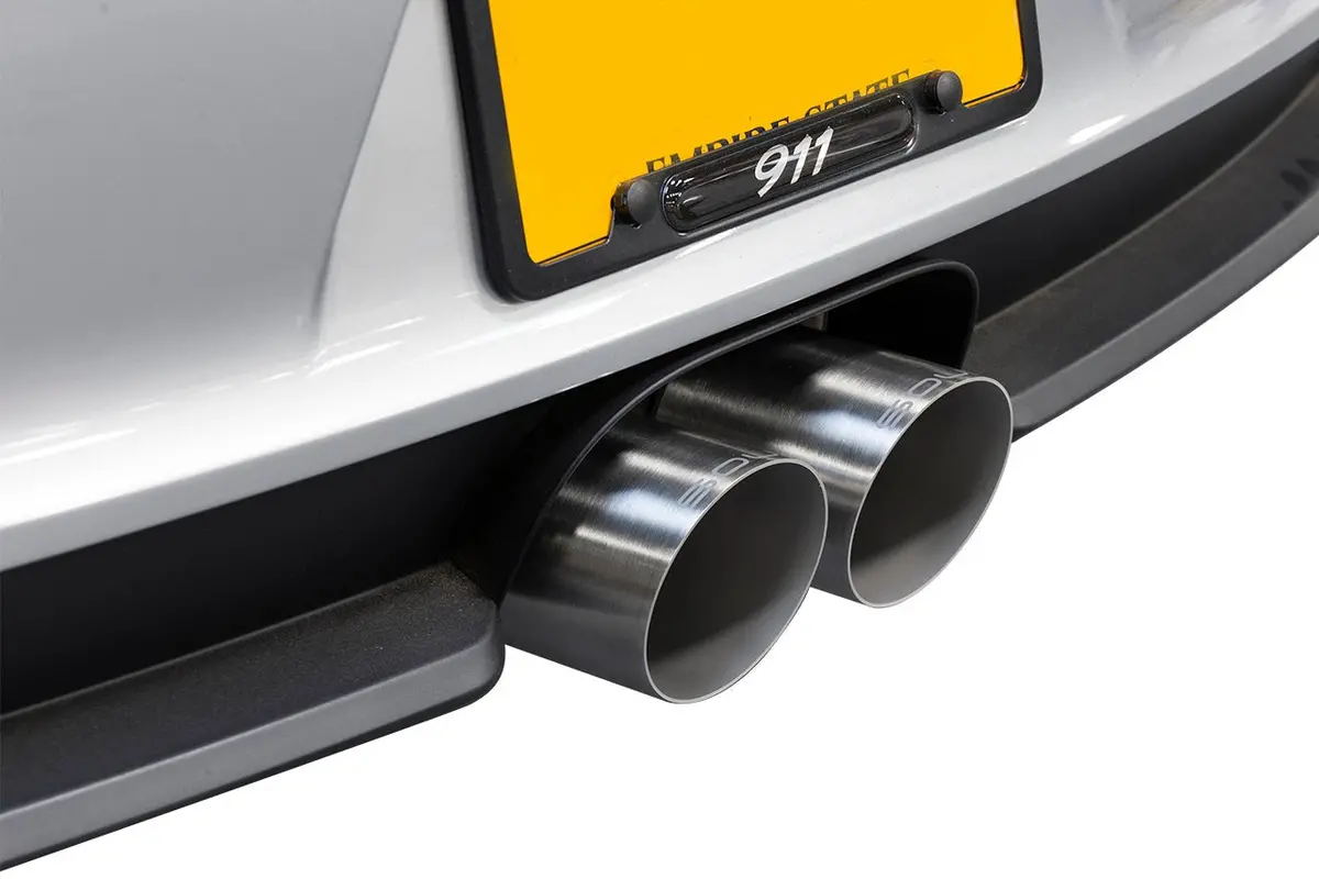 Soul 14-19 Porsche 991.1 Gt3 / Gt3 Rs Bolt-On Exhaust Tips - 4In Straight Cut Brushed Finish Tips 1