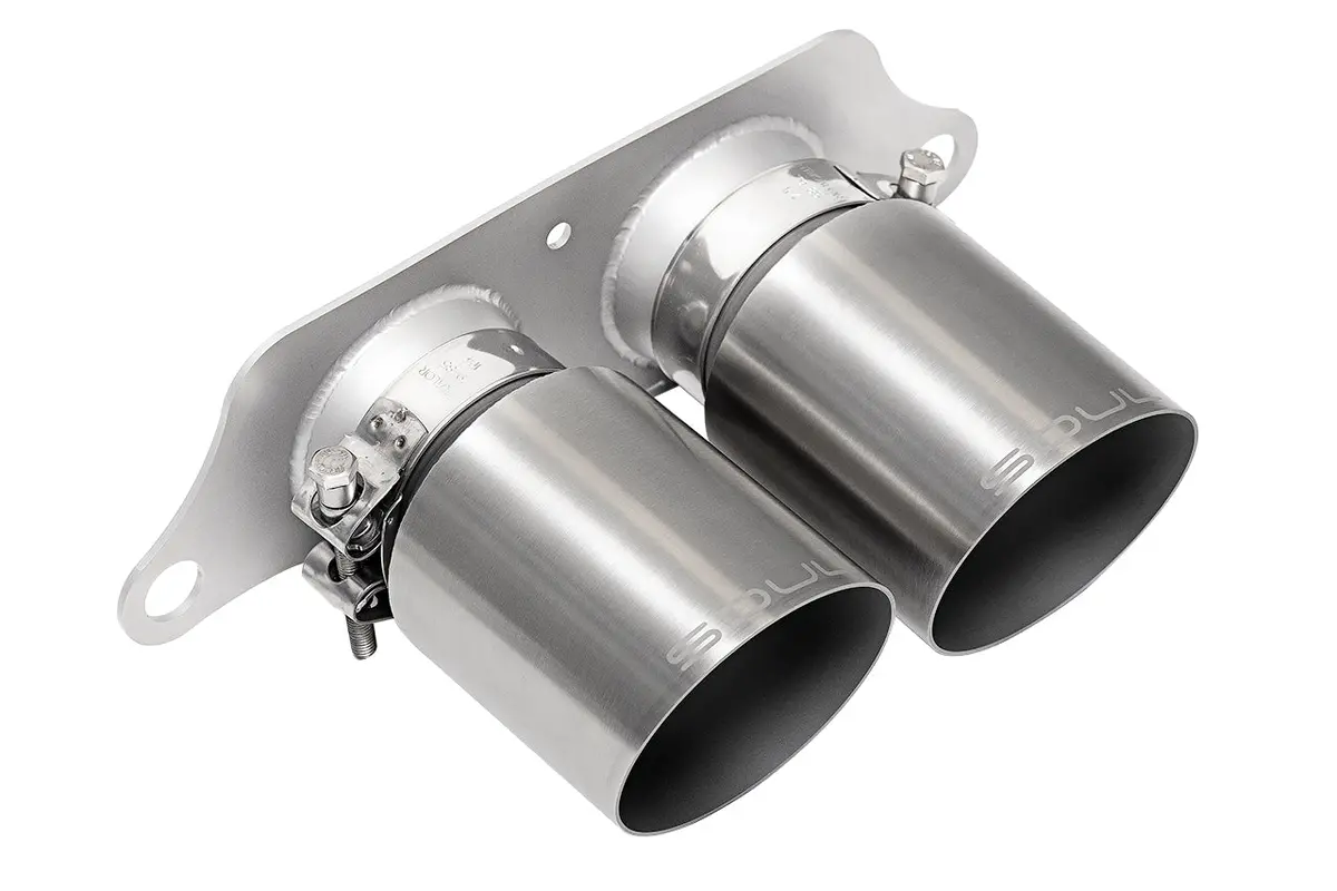 Soul 14-19 Porsche 991.2 Gt3 / Gt3 Rs Bolt-On Exhaust Tips - 4In Slash Cut Signature Satin Tips 1