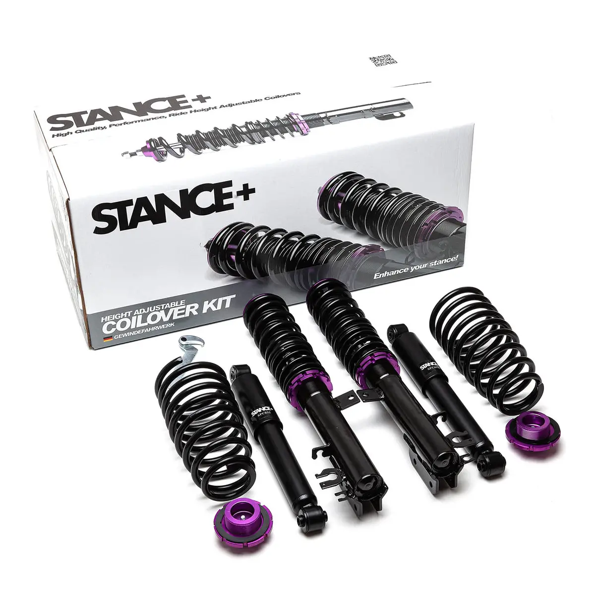 Stance+ Street Coilovers Fiat 500 1