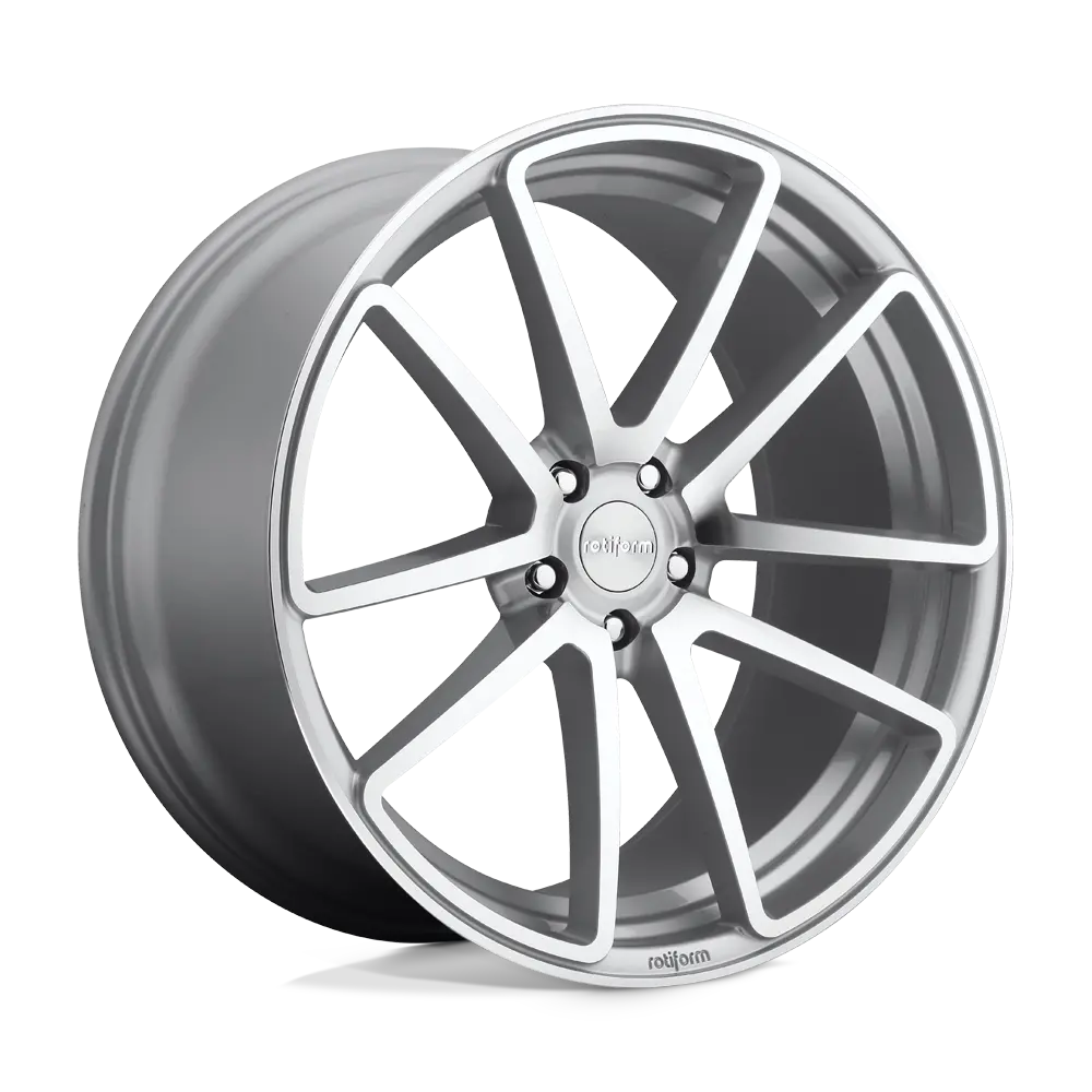 18" Rotiform Spf Gloss Silver Machined Wheel 1