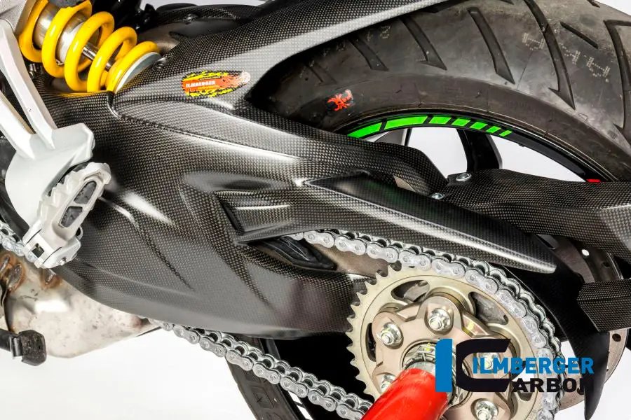 Swingarm Cover / Upper Chainguard Matt Surface Carbon 1