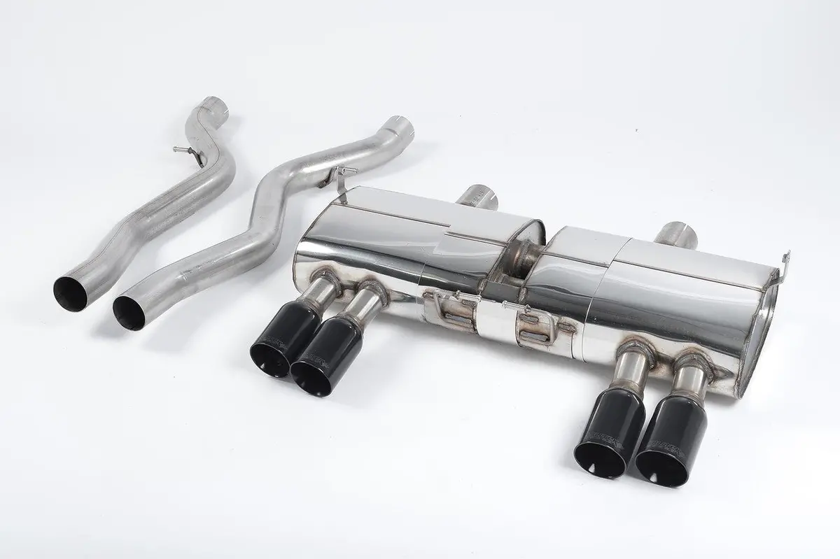 Milltek Cat-Back Exhaust System With Cerakote Black Tips - Bmw  E90 M3 Saloon / Sedan 1