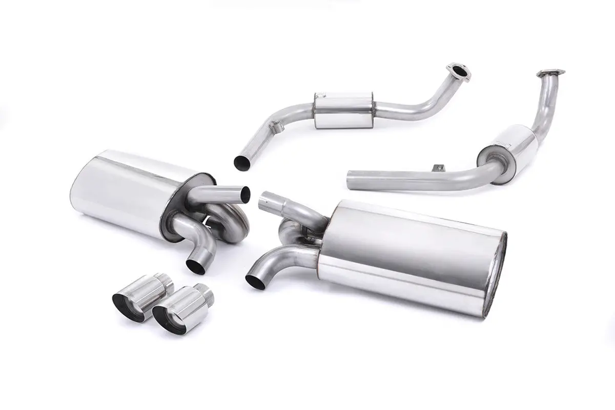 Milltek Cat-Back Exhaust - Resonated (Quieter) - Cayman - S 3.4 987 Gen2 - 2009-2013 - Ssxpo114_1 1