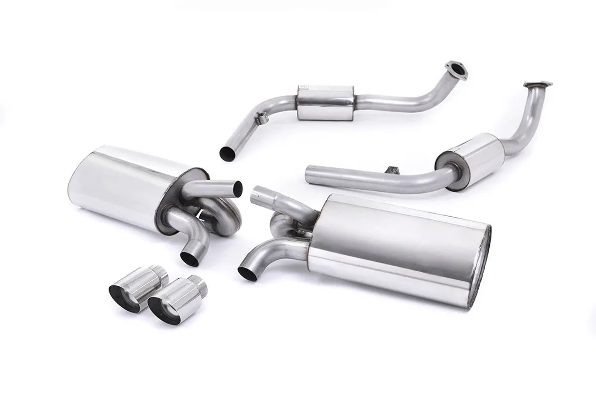 Milltek Cat-Back Exhaust - Polished Tips. Exc. Rear Catalysts - Boxster - S 3.2 987 Gen1 - 2004-2009 - Ssxpo120 1
