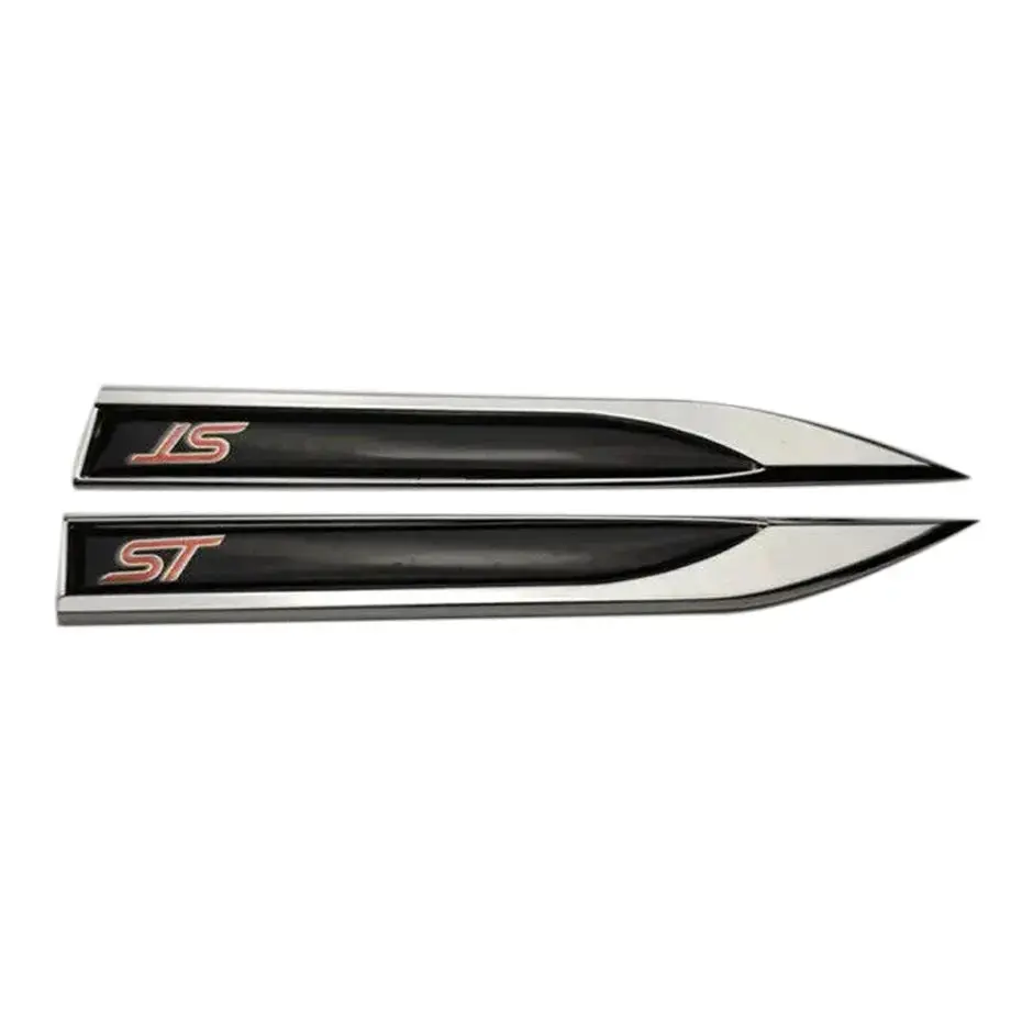 St Side Fender Badges - (Black & Chrome) 1