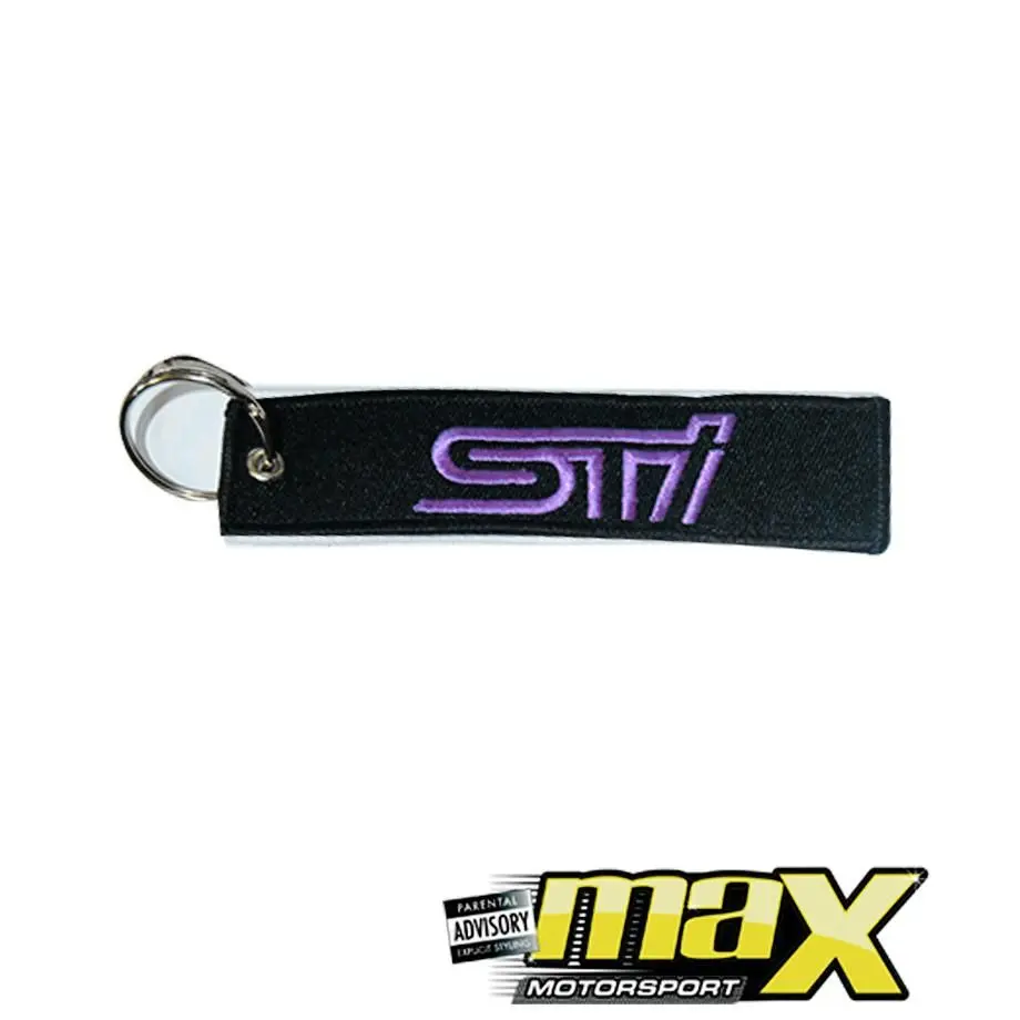Sti Embroidered Key Ring 1