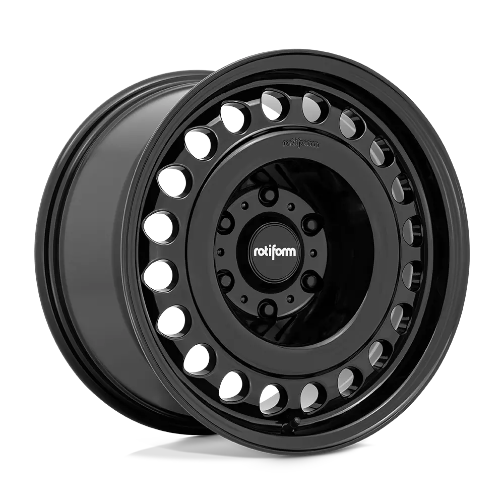 17" Rotiform Stl Gloss Black Wheel 1