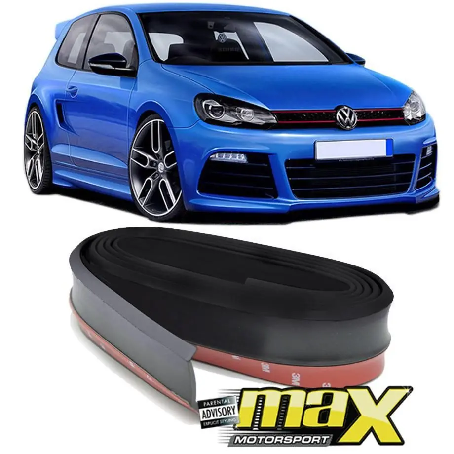 Samurai Universal Rubber Spoiler (Black) 1