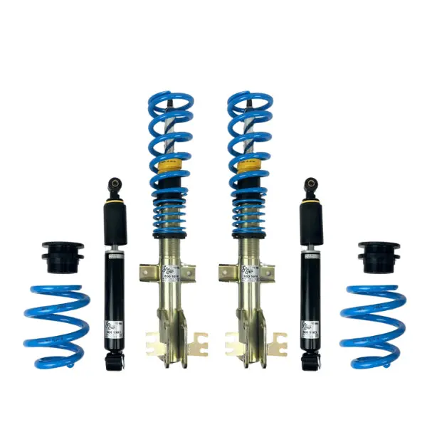 VW Transporter T5/T6 Solow NXT Plus Coilover Suspension Kit with Powerflex Bushings – Adjustable 35–65mm Lowering