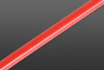 Solid Red Pvc Covered Brake Hose - Variation 2 1