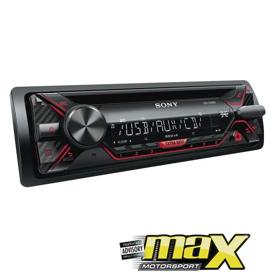 Sony Xplod Cdx-G1200u Cd/Mp3/Usb/Aux Player 1